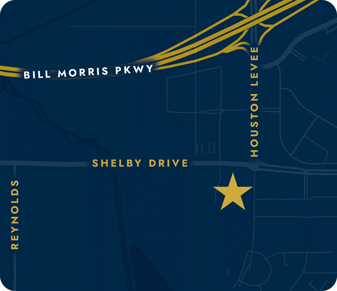Map of future Trinity location in Collierville